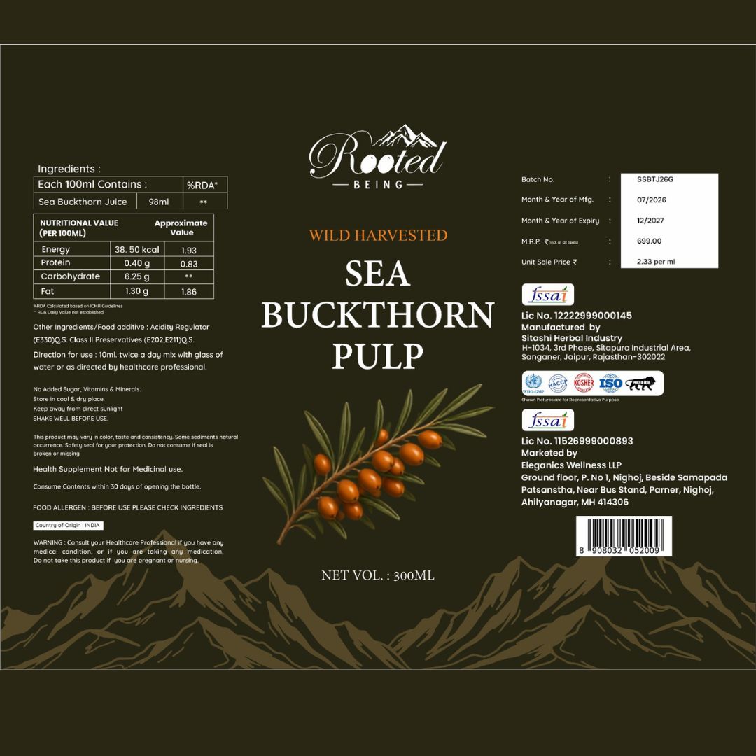Sea-Buckthorn pulp/liquid concentrate (98% pure)